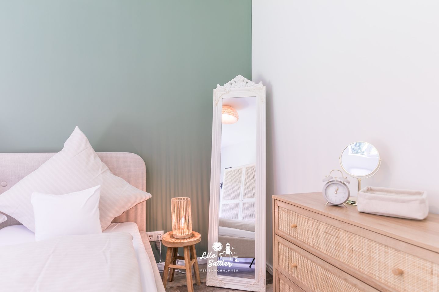 Ferienhus Süderdiek Schlafzimmer 1