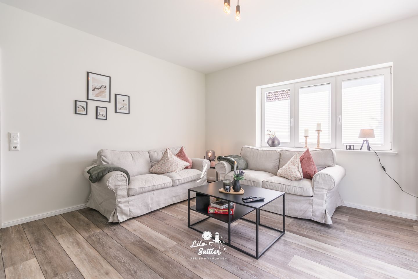 Ferienhus Süderdiek Wohnzimmer