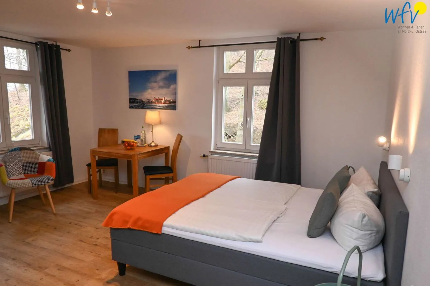 Villa Sanssouci Ferienwohnung Schwalbennest Rügen - Binz - Schlafzimmer