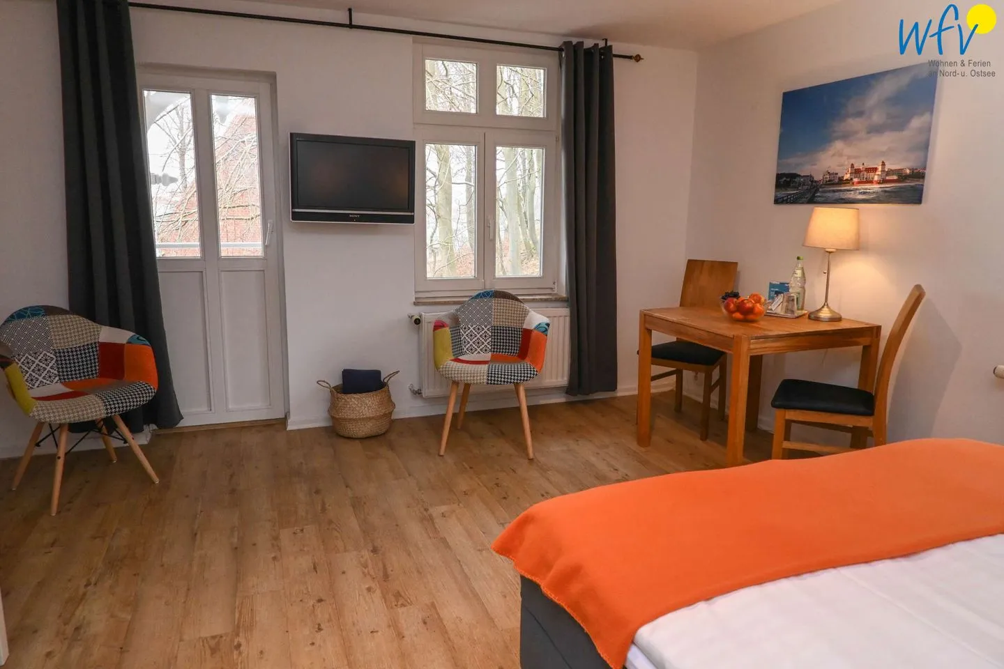 Villa Sanssouci Ferienwohnung Schwalbennest Rügen - Binz - Schlafzimmer