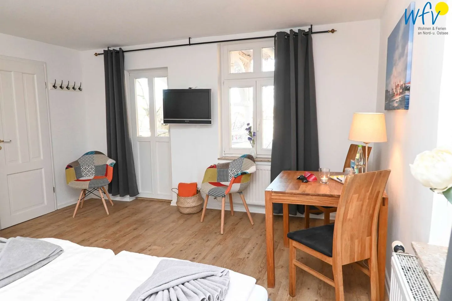 Villa Sanssouci Ferienwohnung Schwalbennest Rügen - Binz - Schlafzimmer