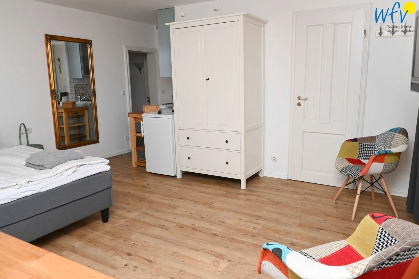 Villa Sanssouci Ferienwohnung Schwalbennest Rügen - Binz - Schlafzimmer