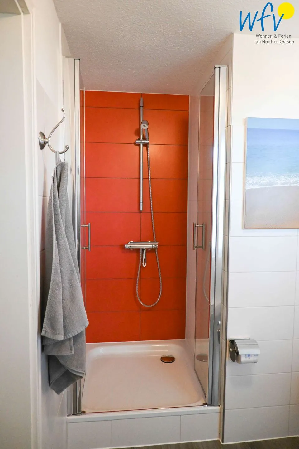 Villa Sanssouci Ferienwohnung Schwalbennest Rügen - Binz - Badezimmer
