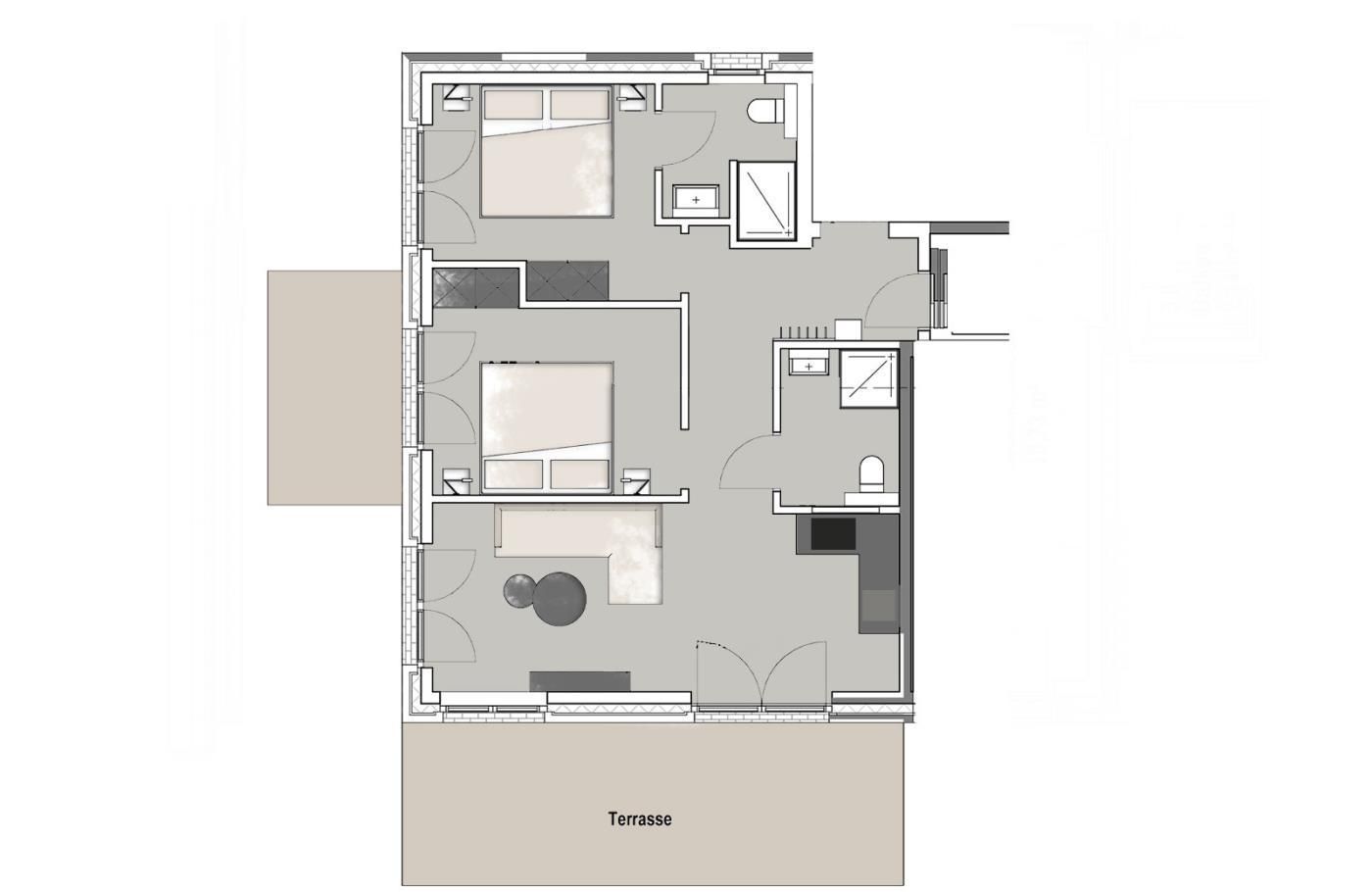  Fewo Nordstrandidylle I Norderney - Grundriss