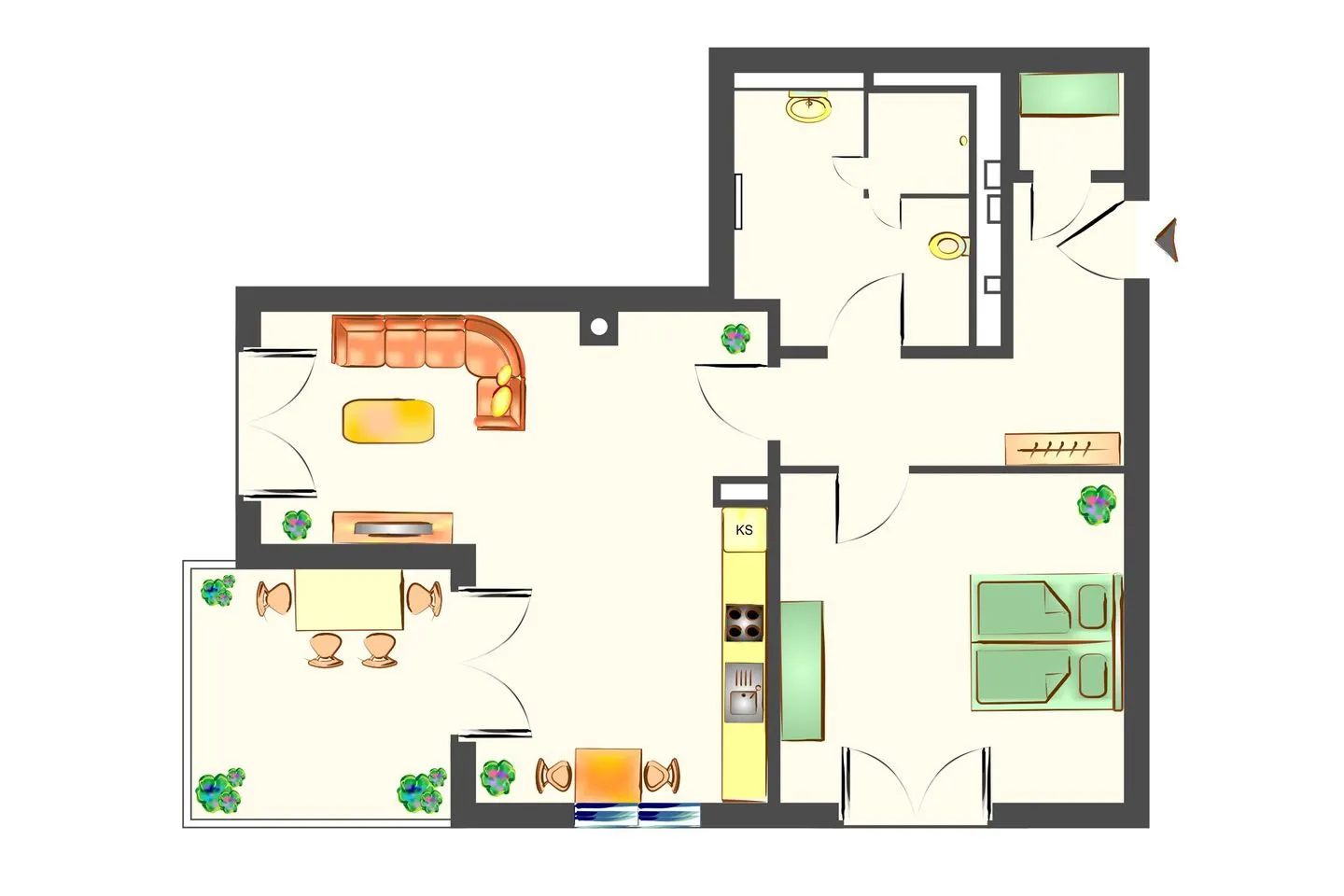 Ferienwohnung Meerzeit Zirchow An der Haffküste - Meerzeit