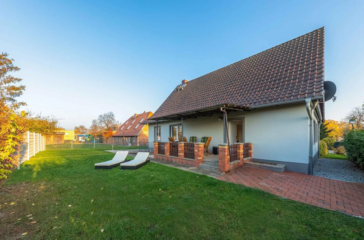  Casa Castagno Alt-Schwerin - Terrasse