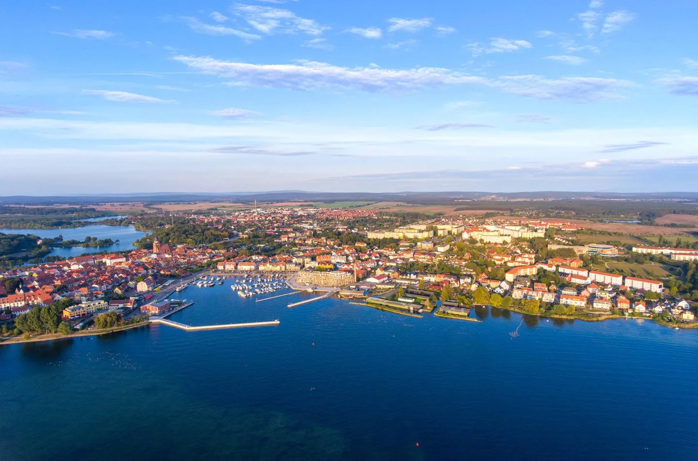  Altstadt-Oase Waren (Müritz) - Vogelperspektive