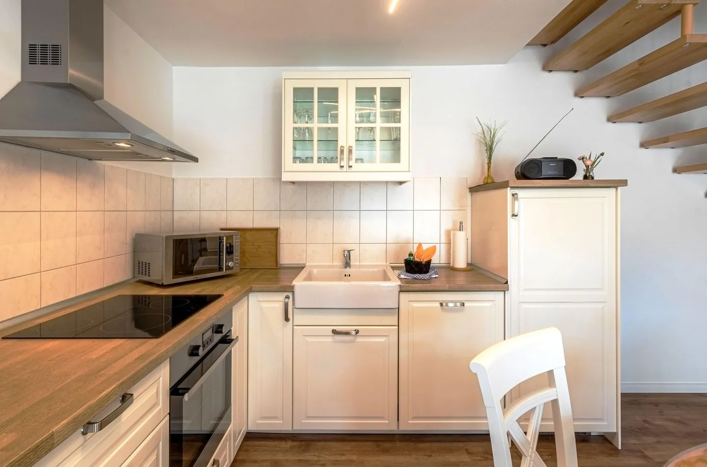 City Apartment Waren (Müritz) - Küche / Küchenzeile