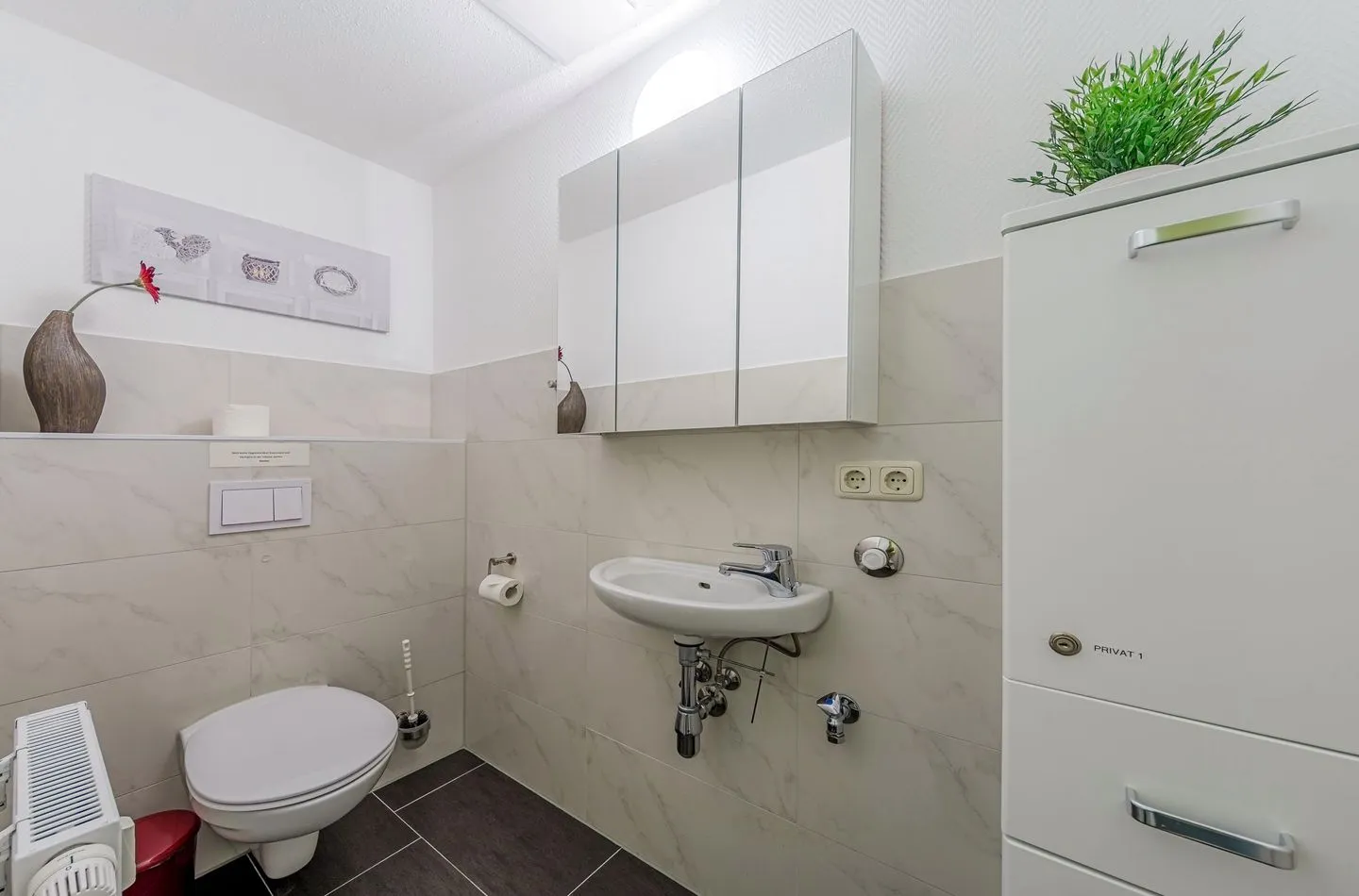 Müritzrast Waren (Müritz) - Badezimmer