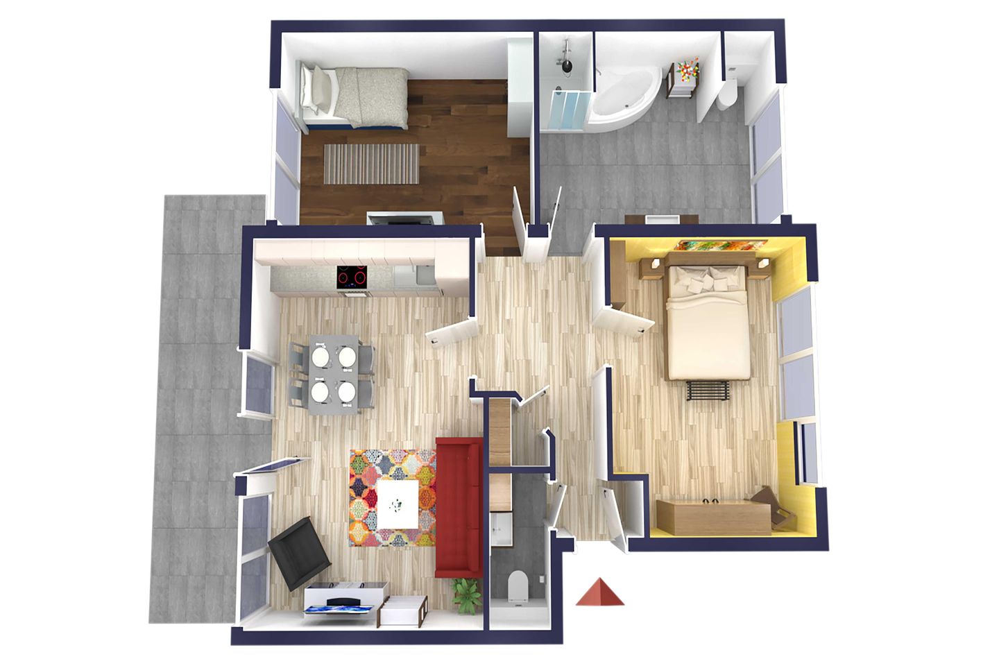 Müritzrast Waren (Müritz) - Ferienwohnung Müritzrast Waren (Müritz) - geräumig und einladend