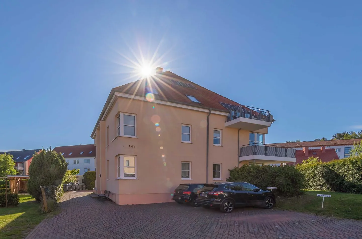 Perle am Seeufer Waren (Müritz) - Fassade / Eingang