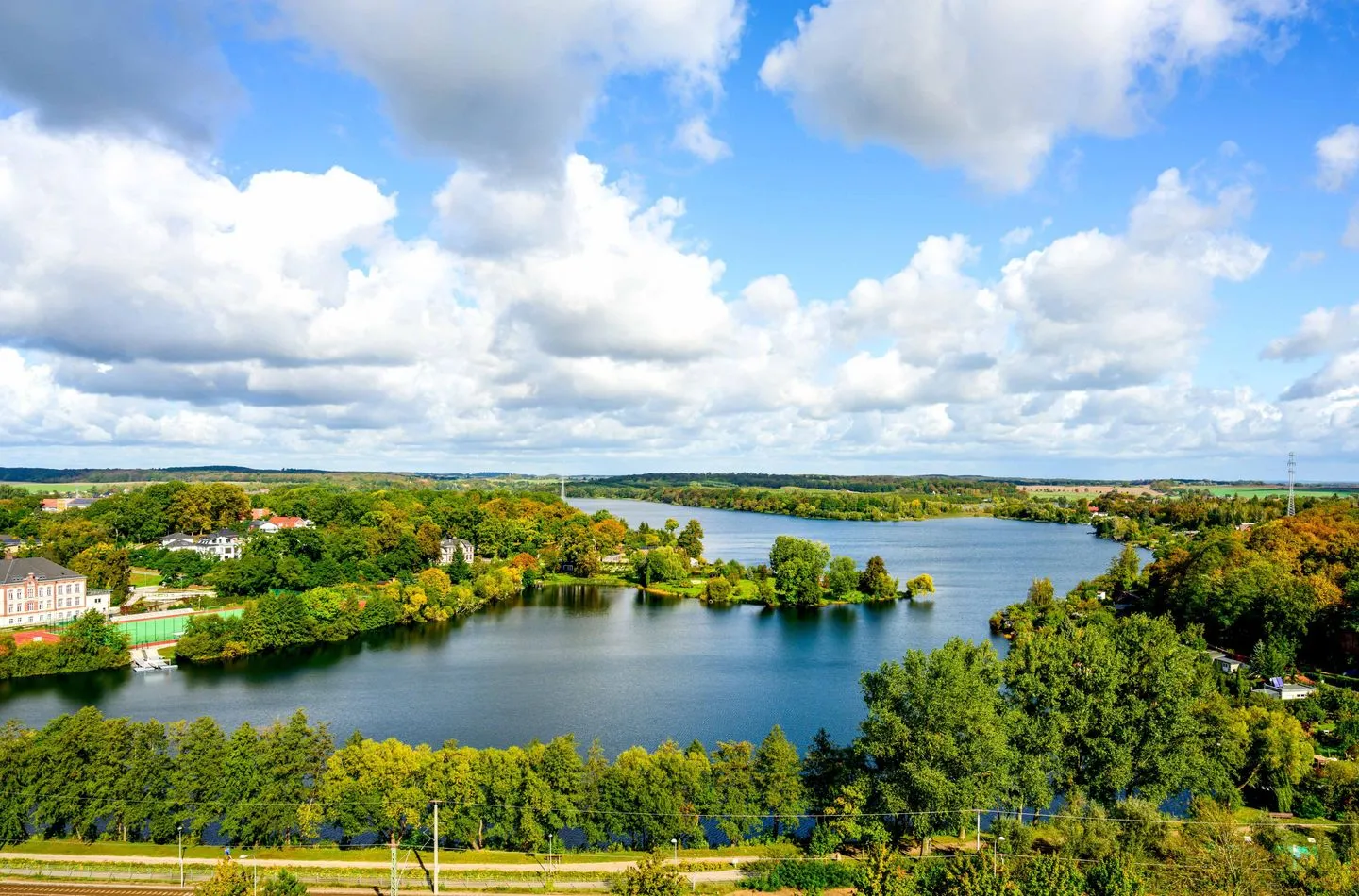 Seeuferblick Waren (Müritz) - Landschaft