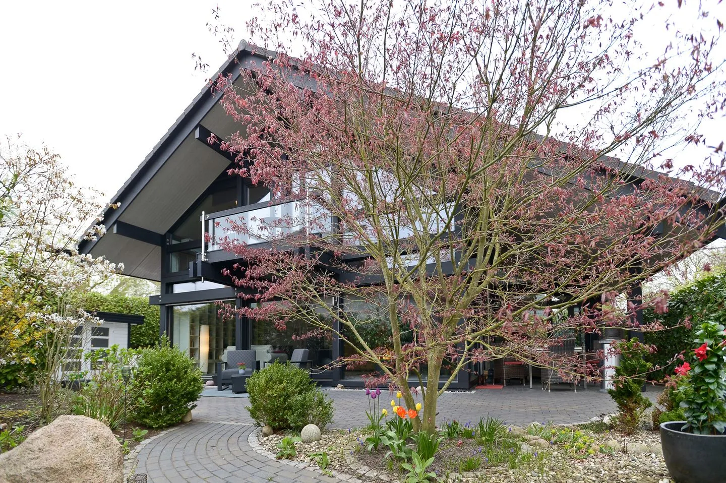 (WOH15) Ferienhaus "Kapitänsresidenz" Timmendorfer Strand - Fassade / Eingang