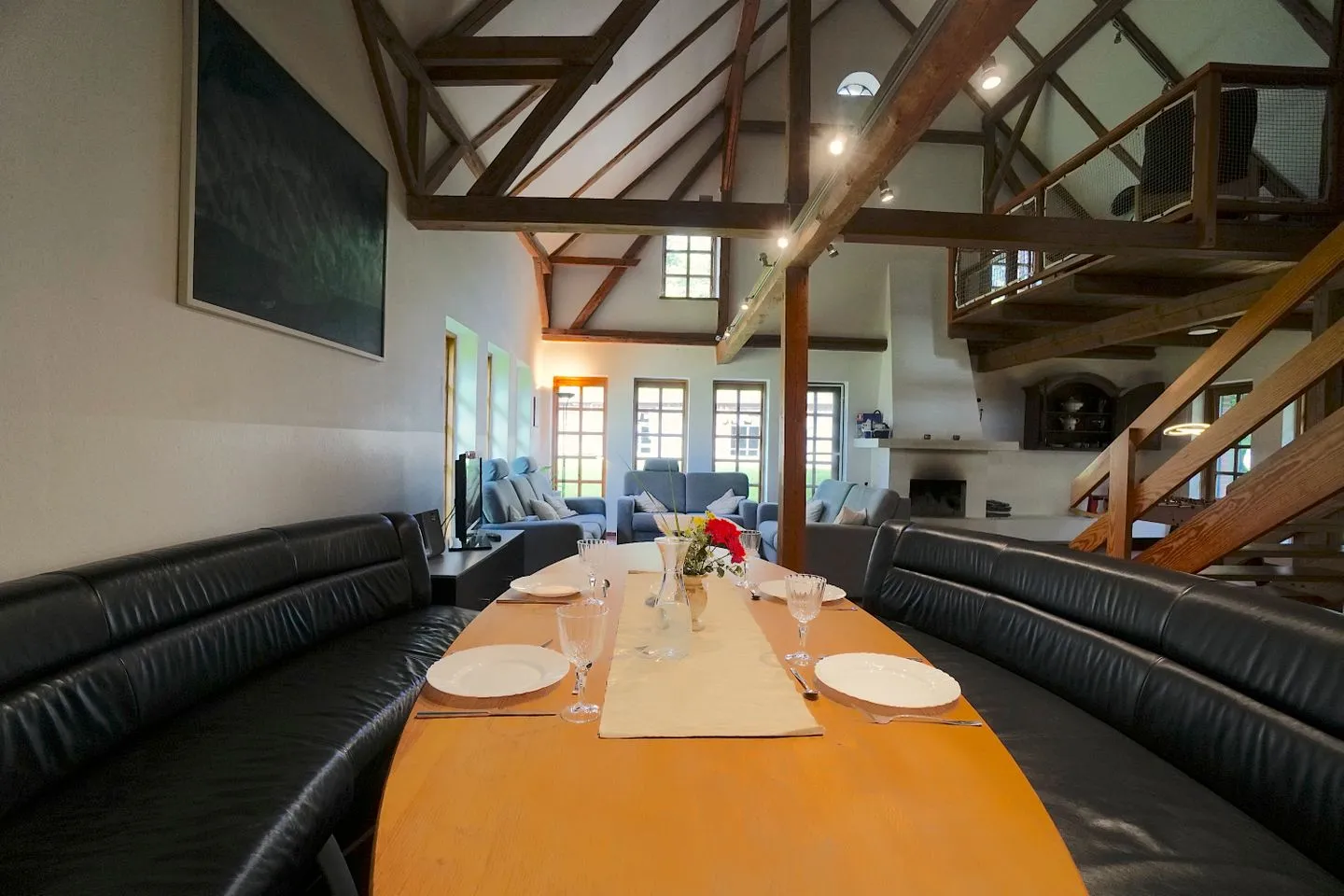 Ferien auf dem Islandpferdehof - Ferienhaus Gandur für bis zu 7 Personen Osterbyholz - Wohnzimmer