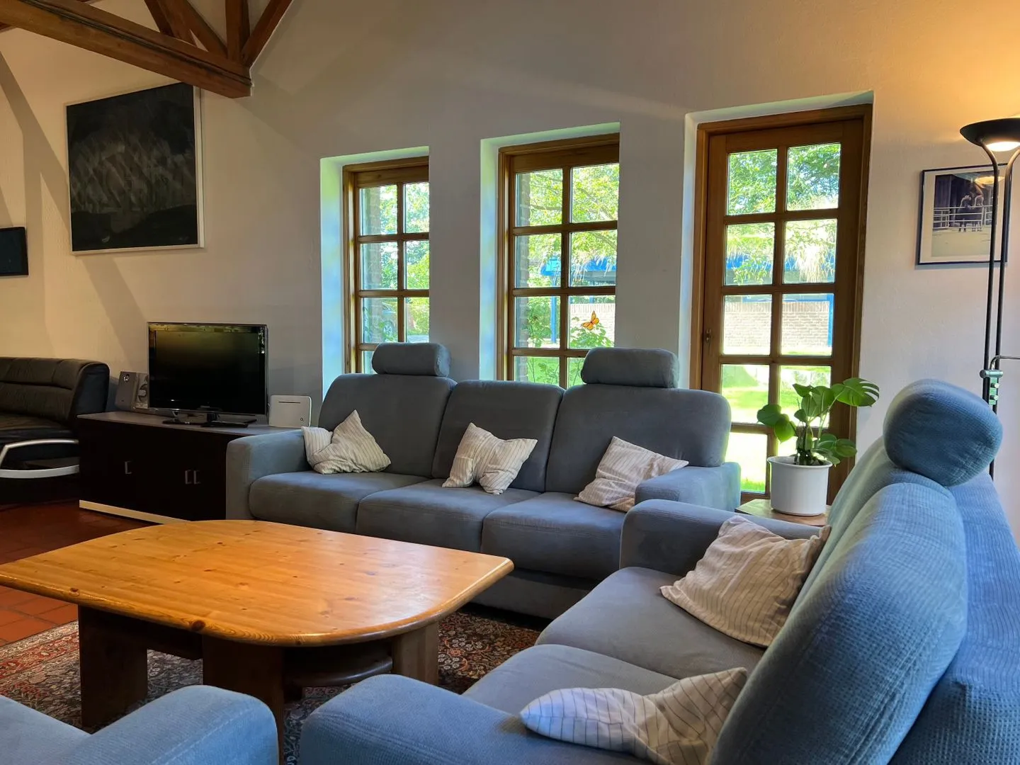 Ferien auf dem Islandpferdehof - Ferienhaus Gandur für bis zu 7 Personen Osterbyholz - Wohnzimmer