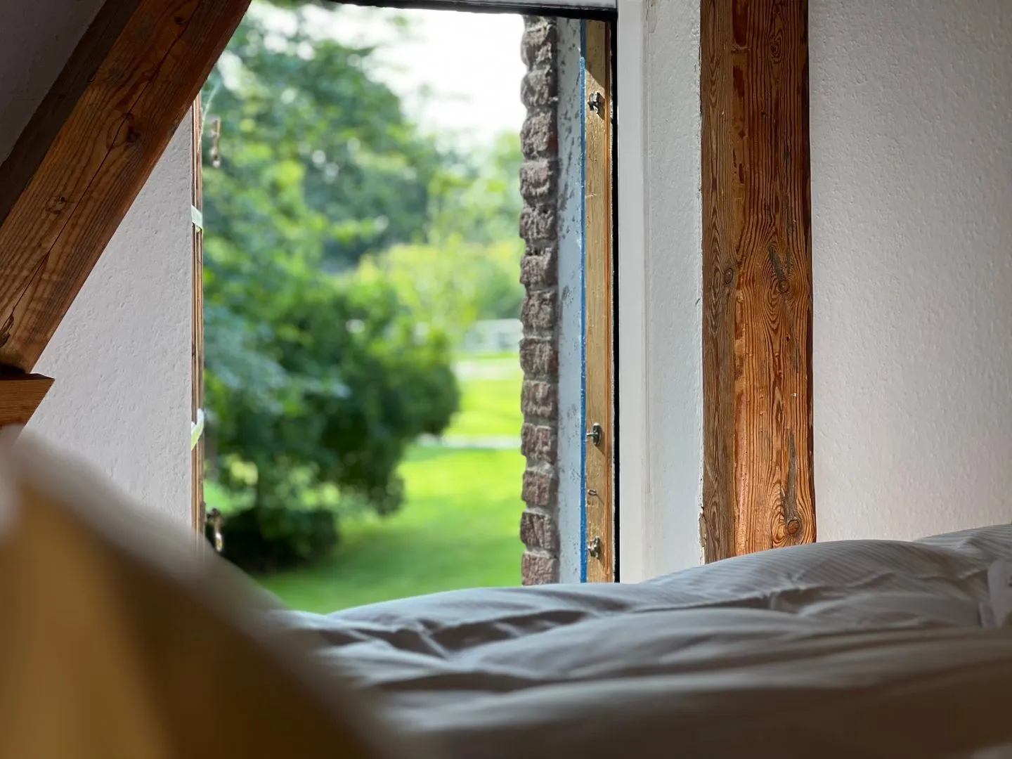 Ferien auf dem Islandpferdehof - Ferienhaus Gandur für bis zu 7 Personen Osterbyholz - Gartenblick