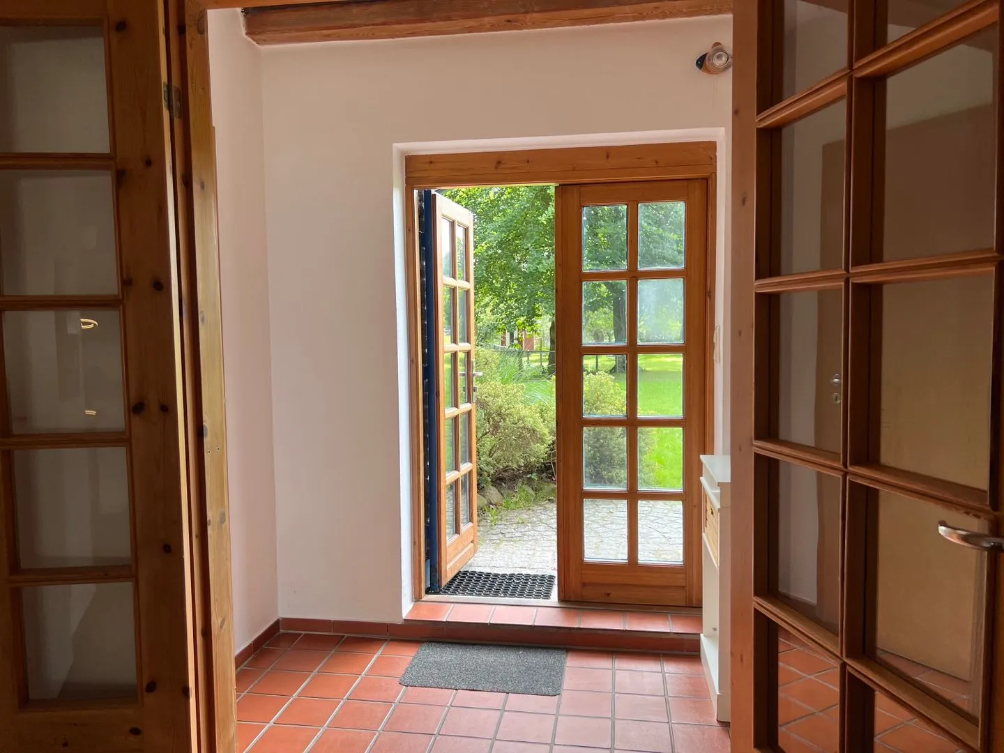 Ferien auf dem Islandpferdehof - Ferienhaus Gandur für bis zu 7 Personen Osterbyholz - Fassade / Eingang