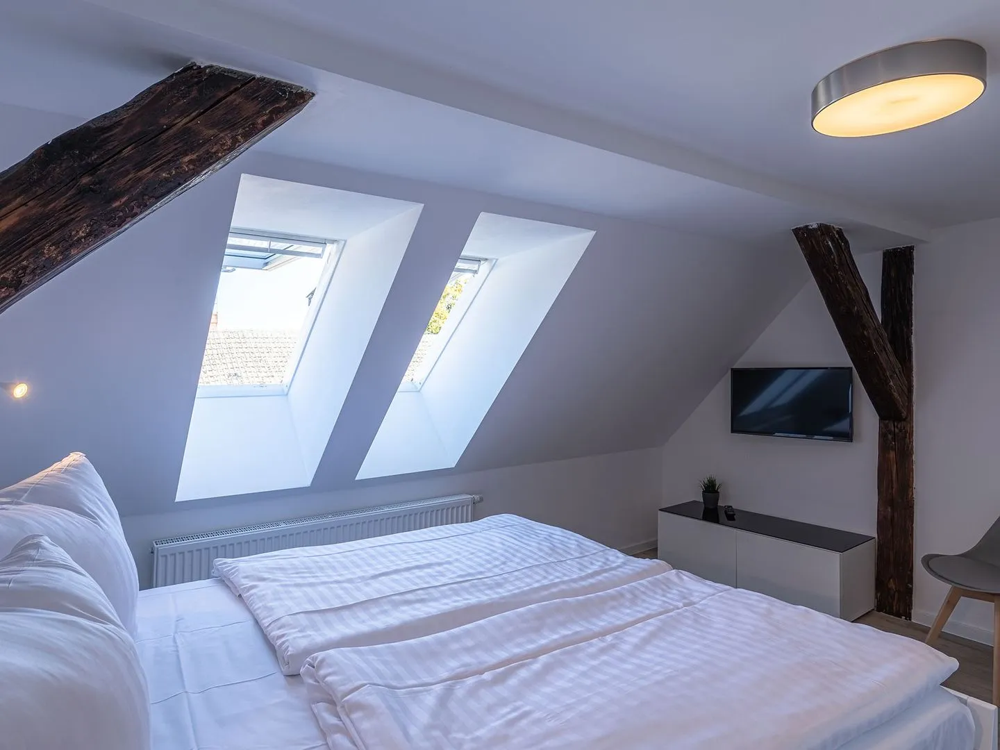  City Suite Malchow - Schlafzimmer