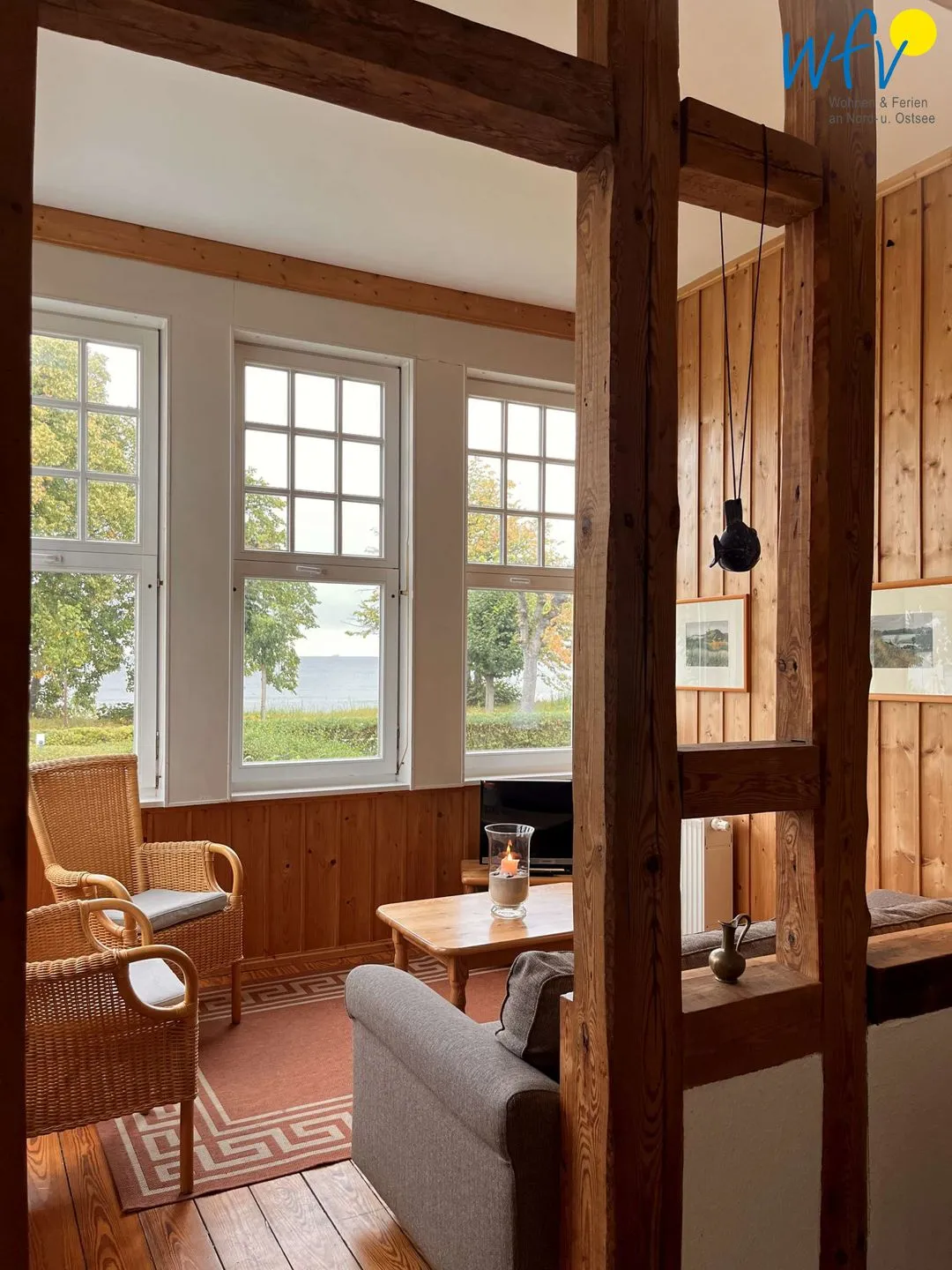 Strandvilla Silberner Fisch Ferienwohnung № 32 Rügen - Binz - Wohnzimmer