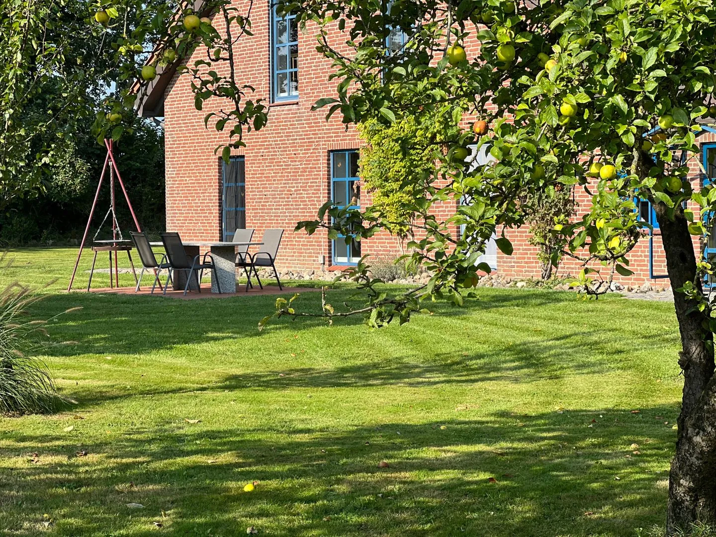 Ferienwohnung Vidja - Ferien auf dem Islandpferdehof für bis zu 4 Personen Osterbyholz - Terrasse
