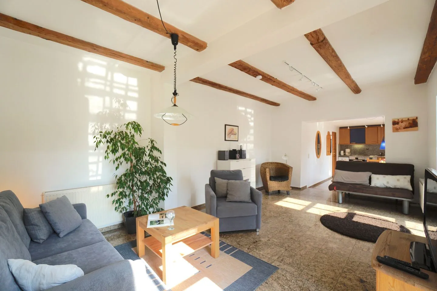 Ferienwohnung Vidja - Ferien auf dem Islandpferdehof für bis zu 4 Personen Osterbyholz - Wohnzimmer