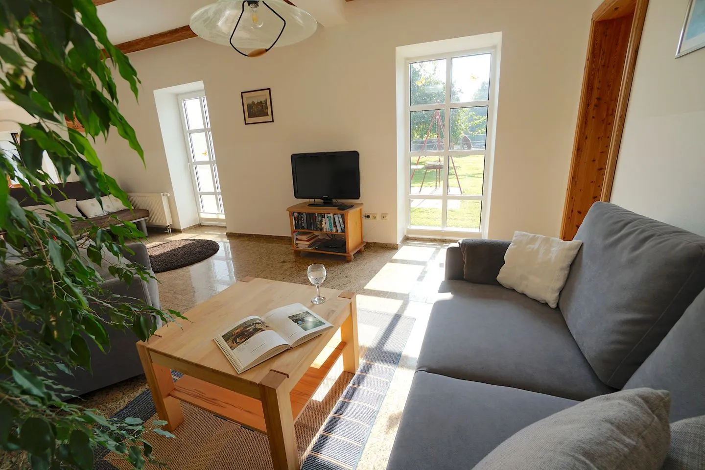 Ferienwohnung Vidja - Ferien auf dem Islandpferdehof für bis zu 4 Personen Osterbyholz - Wohnzimmer