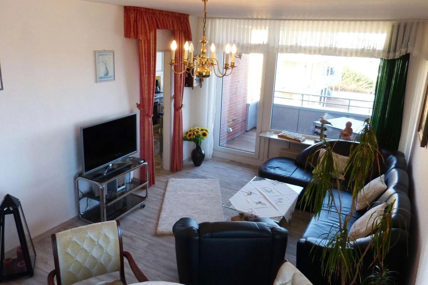Haus Nordenlicht Ferienwohnung „Naujokat" Wittdün auf Amrum - Wohnzimmer der Ferienwohnung Naujokat in Wittdün auf Amrum