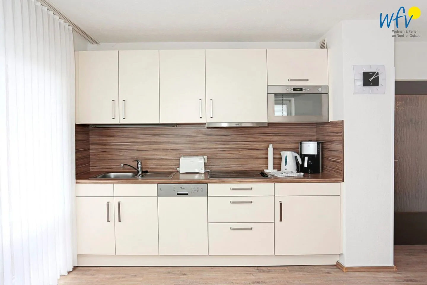 Holiday Residenz I Ferienwohnung Seelenbalsam Borkum - Küche / Küchenzeile