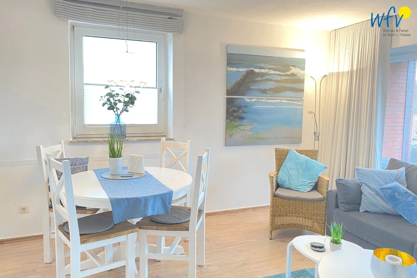 Holiday Residenz I Ferienwohnung Seelenbalsam Borkum - Wohnzimmer