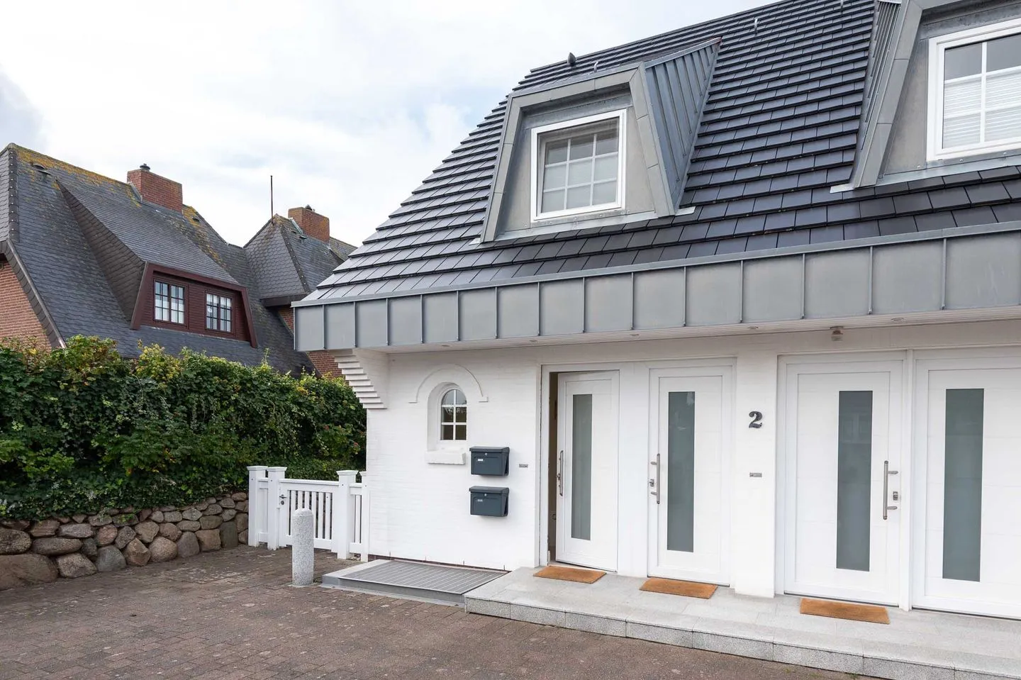 Strandhaus Whg. 1 Wenningstedt - Fassade / Eingang