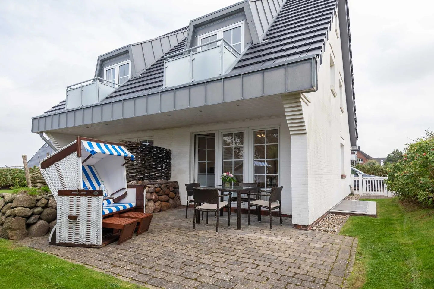 Strandhaus Whg. 1 Wenningstedt - Terrasse