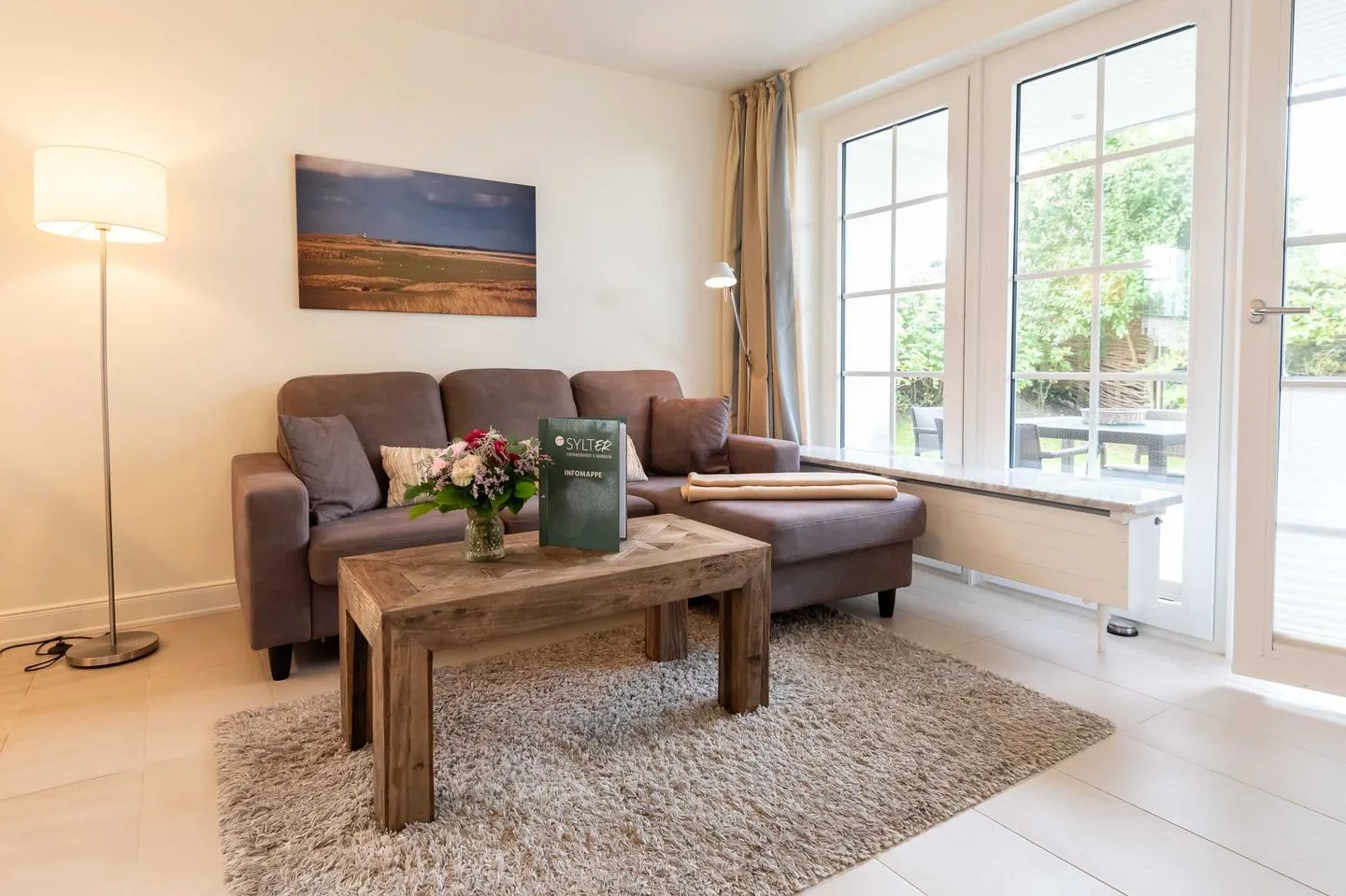 Strandhaus Whg. 1 Wenningstedt - Wohnzimmer