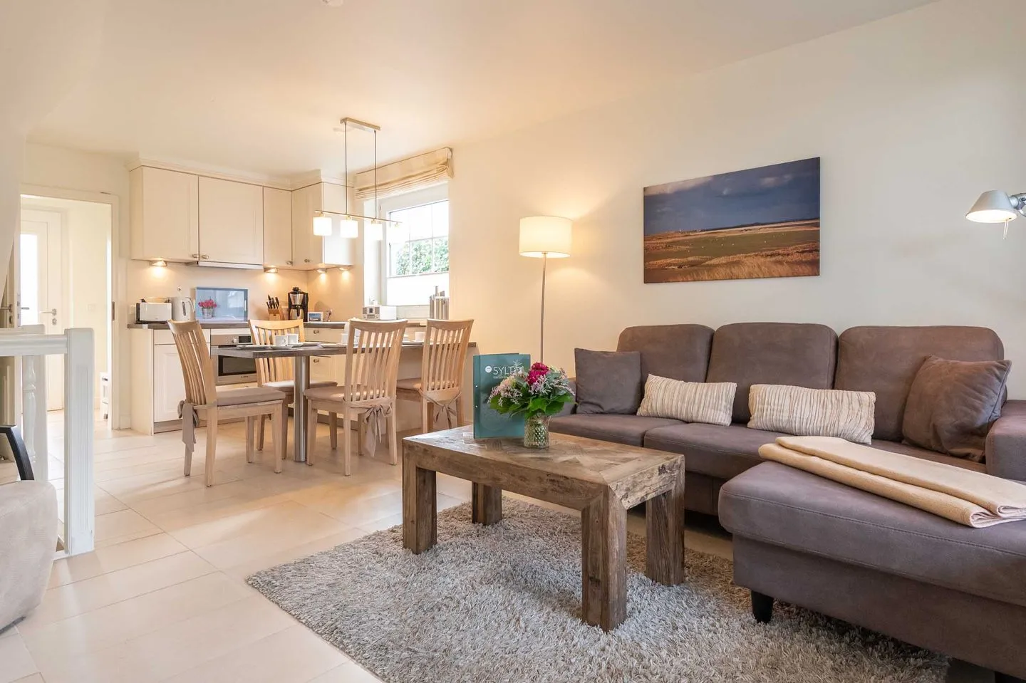 Strandhaus Whg. 1 Wenningstedt - Wohnzimmer