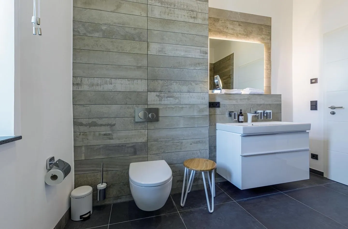 Panorama-Utkiek Wustrow - Badezimmer