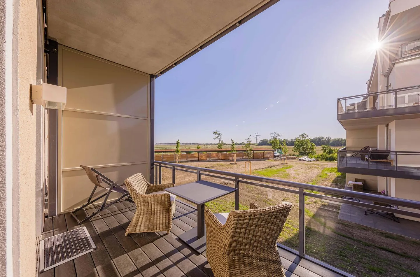 Seeschwalbe Wustrow - Balkon