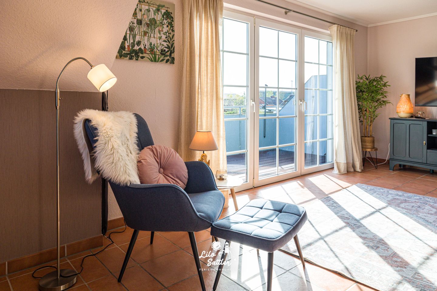 Ferienwohnung Mia, 1.OG Wohnzimmer