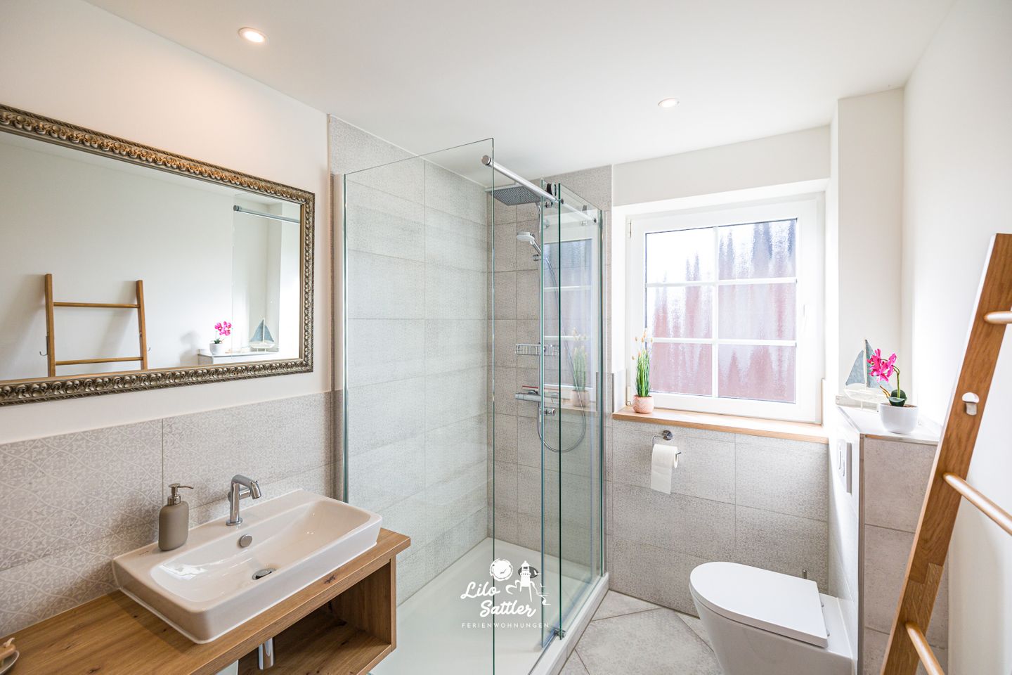 Ferienwohnung Mia, 1.OG Badezimmer