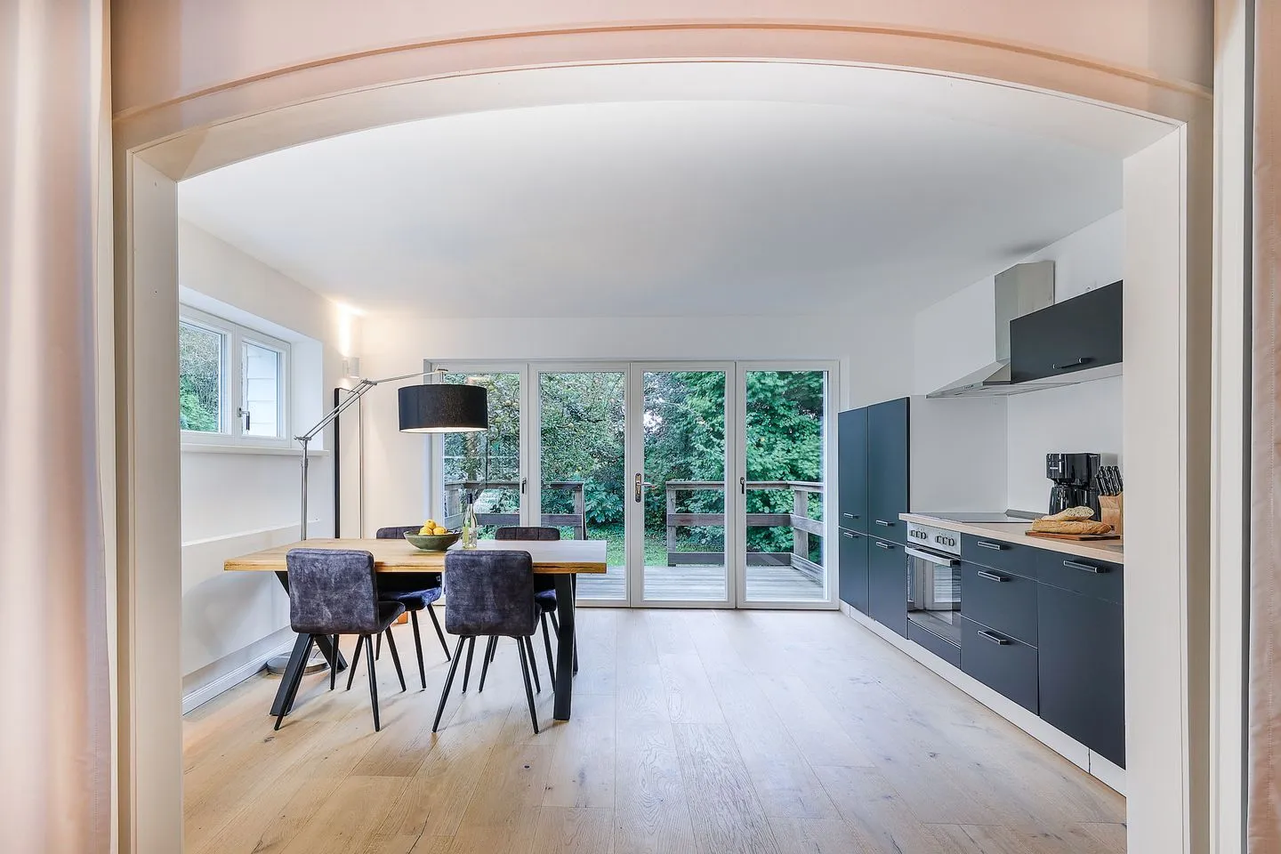 Haffperle - Strandgold - moderne Ferienwohnung in Strandnähe Haffkrug - Küche / Küchenzeile