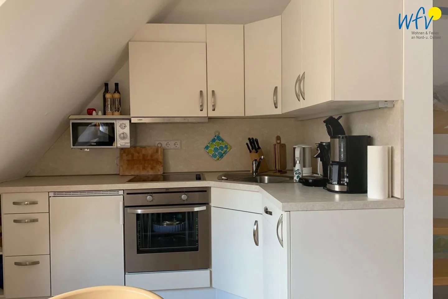 Haus am Erlenteich Ferienwohnung 2 Juist - Küche / Küchenzeile
