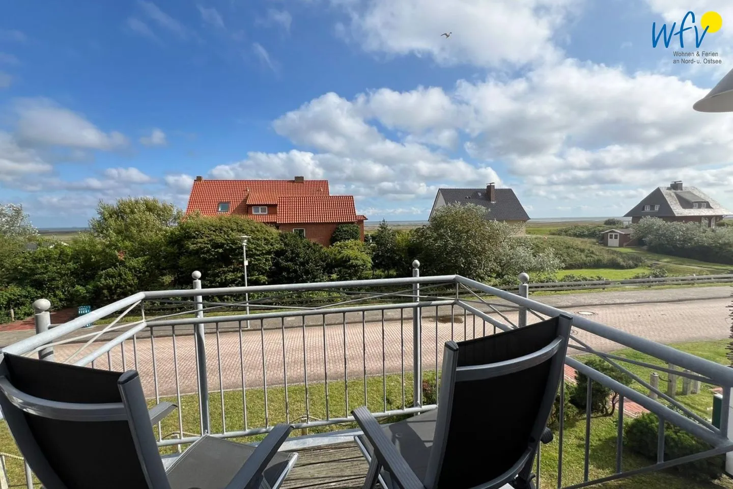 Haus am Erlenteich Ferienwohnung 2 Juist - Terrasse