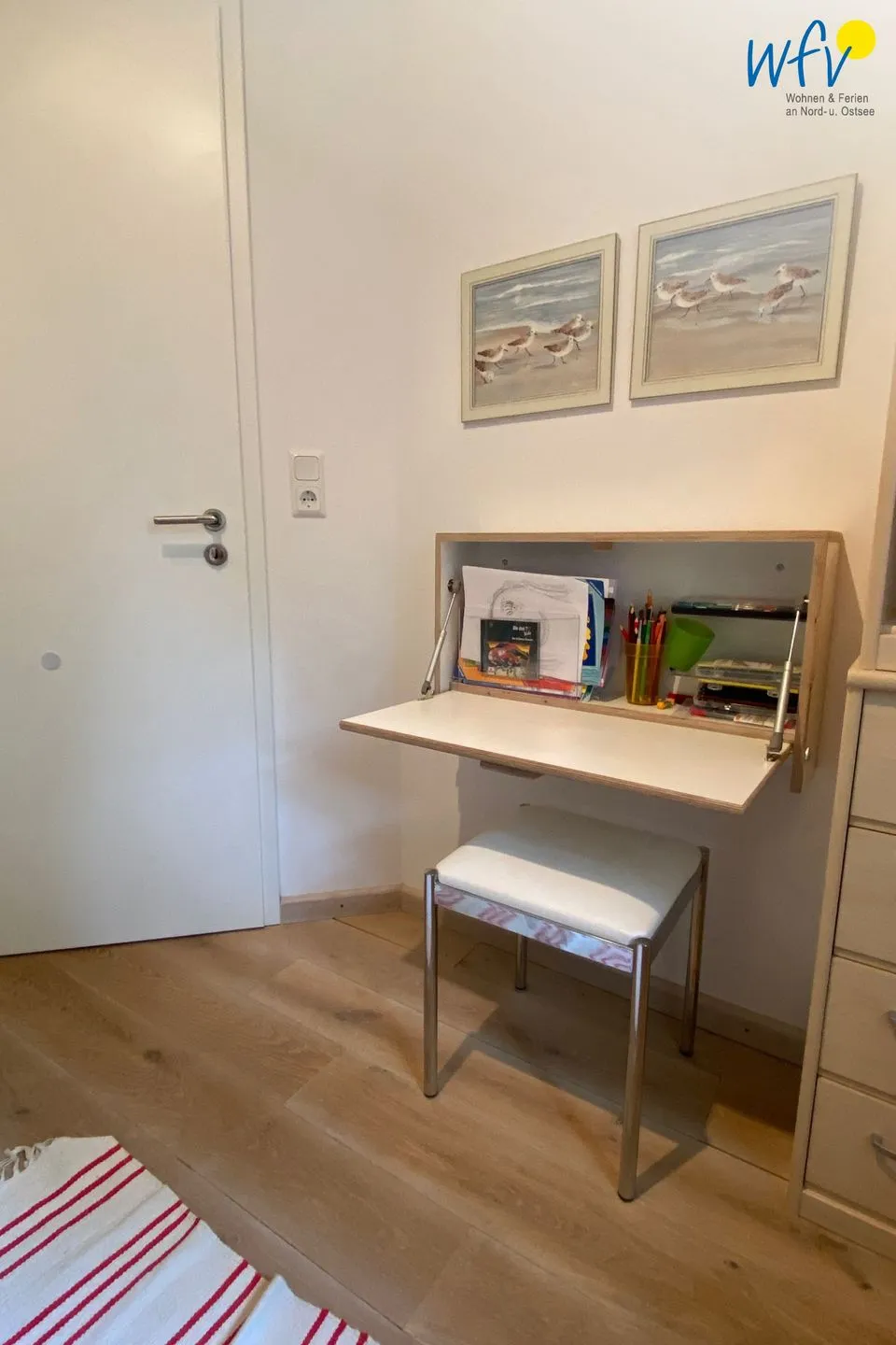 Haus am Erlenteich Ferienwohnung 2 Juist - Schlafzimmer
