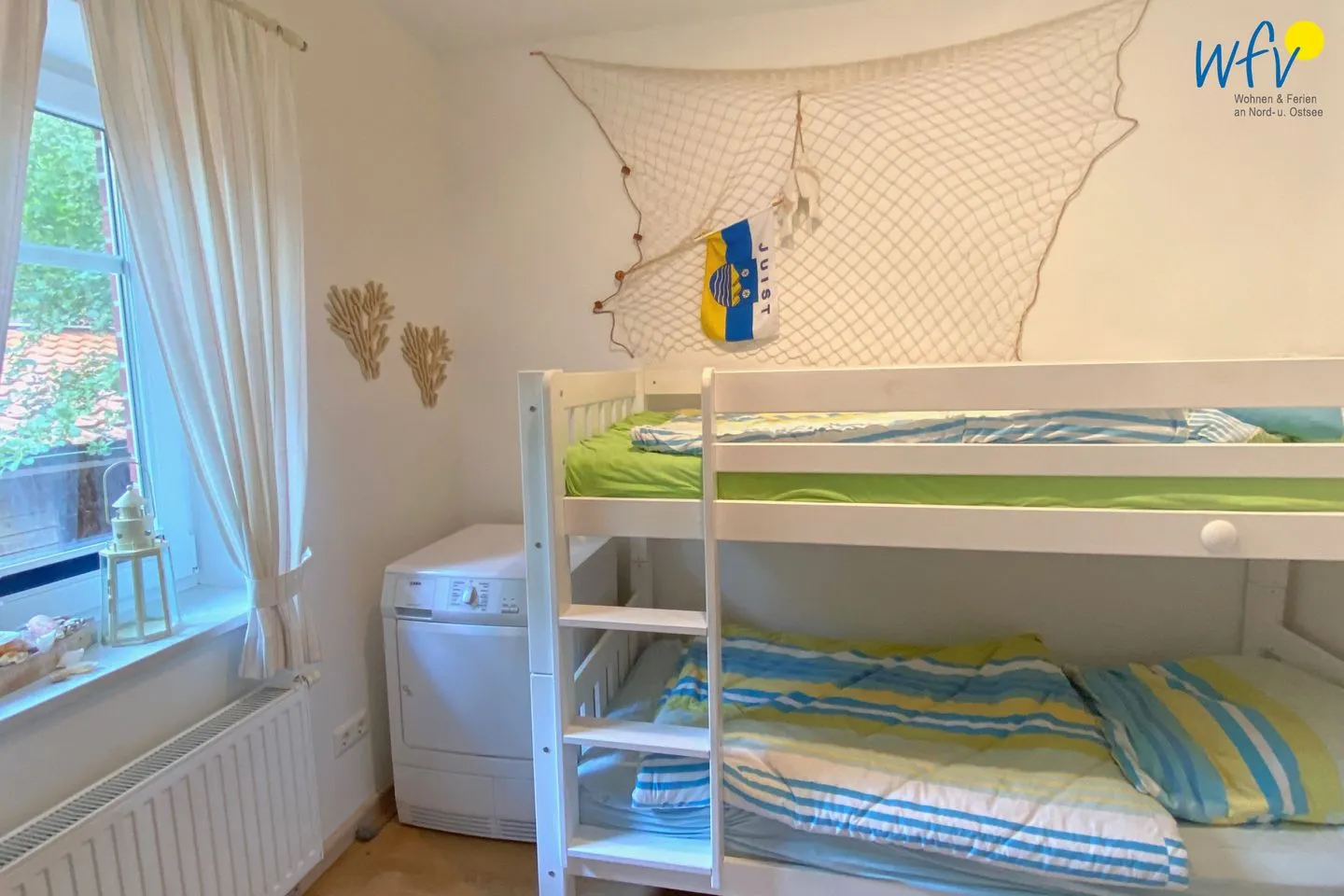 Haus am Erlenteich Ferienwohnung 2 Juist - Schlafzimmer