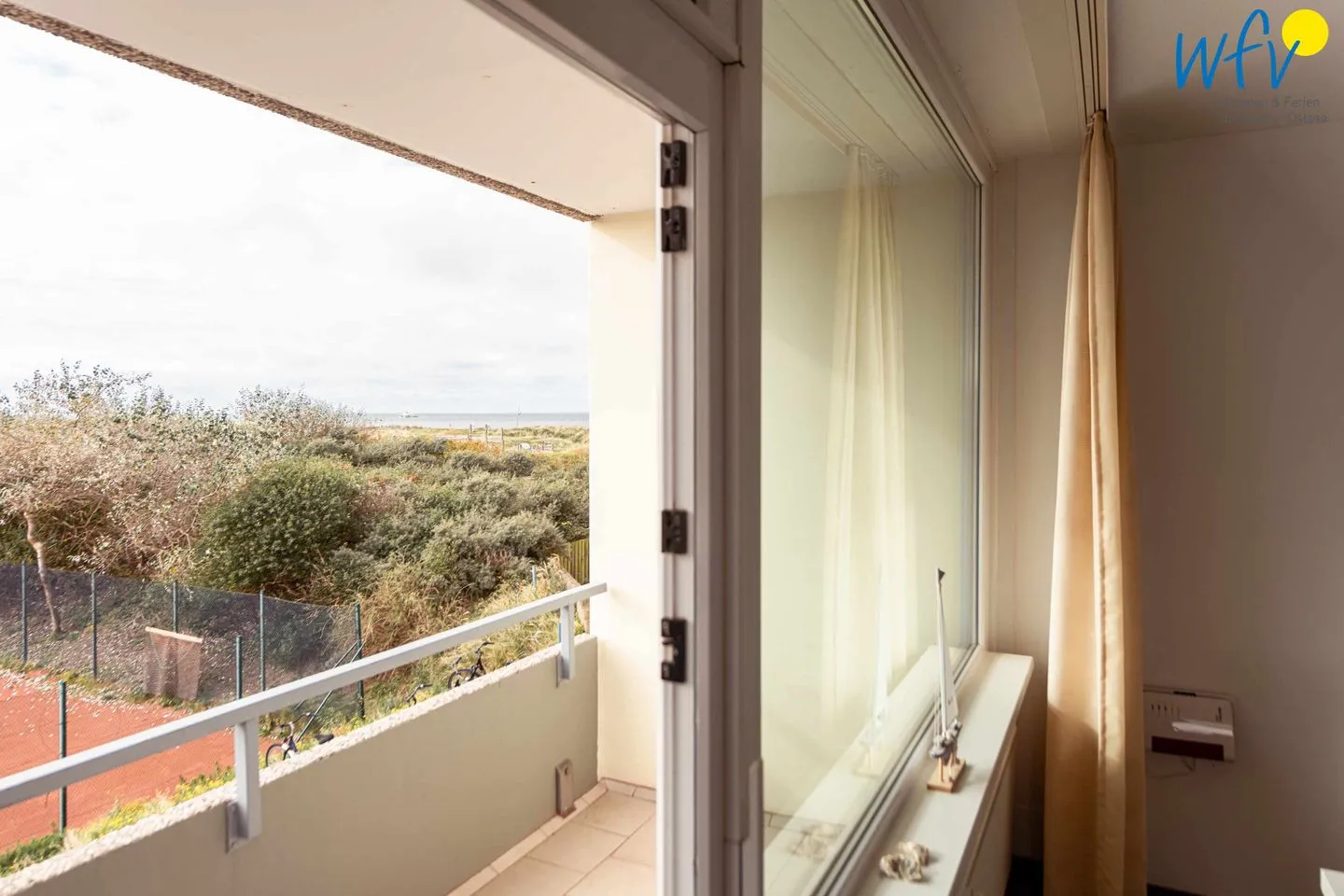 Ferienhaus Seeblick Ferienwohnung Strandglück Borkum - Meerblick