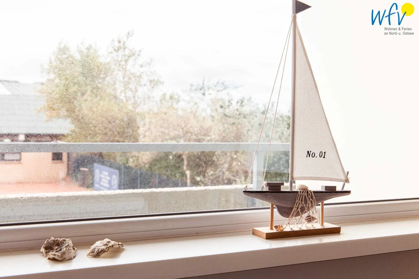 Ferienhaus Seeblick Ferienwohnung Strandglück Borkum - Dekoratives Detail