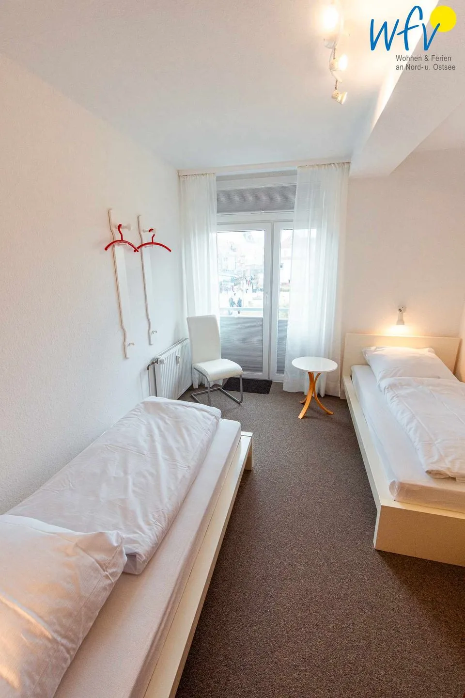 Ferienhaus Seeblick Ferienwohnung Strandglück Borkum - Wohnzimmer