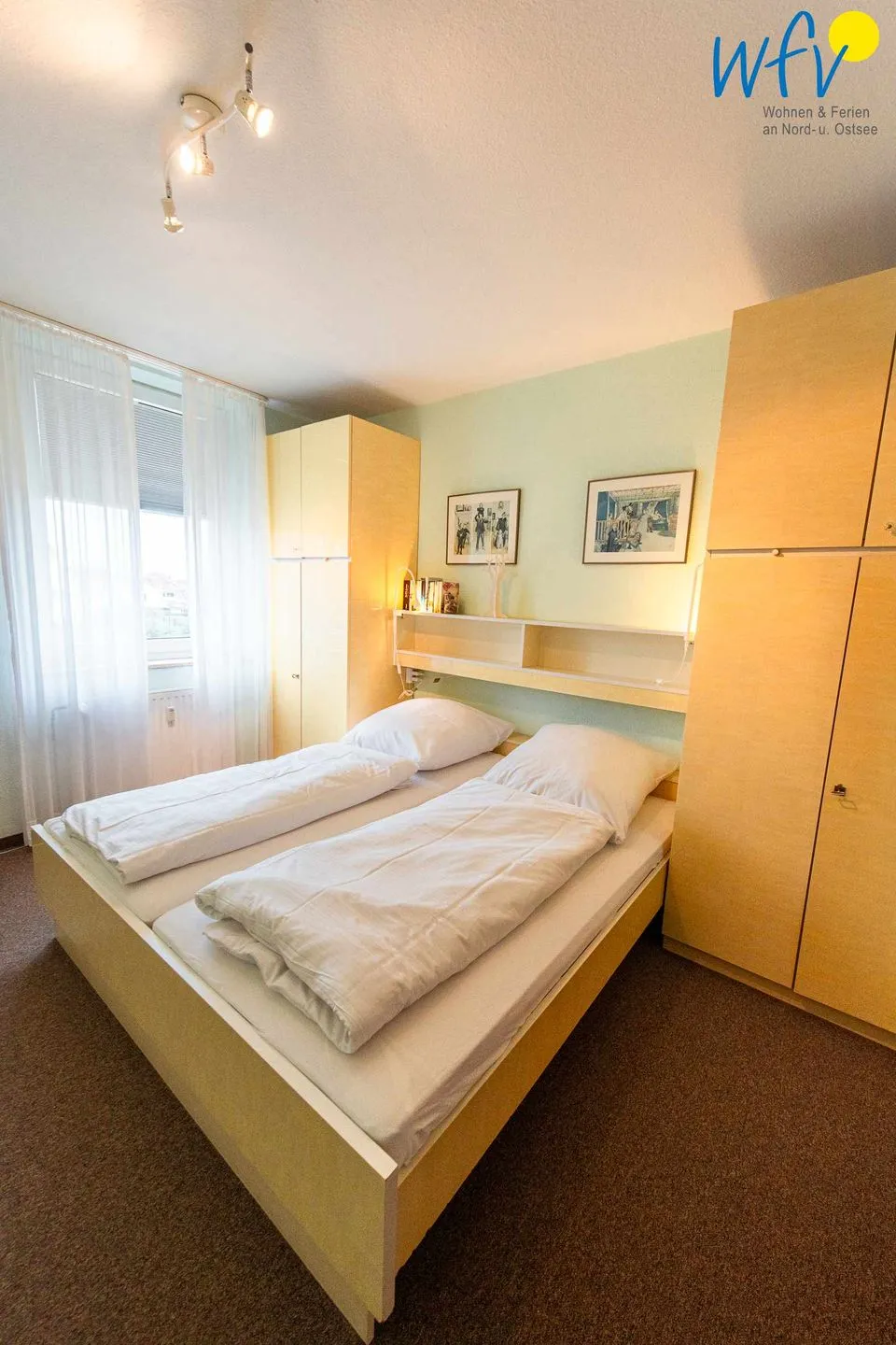 Ferienhaus Seeblick Ferienwohnung Strandglück Borkum - Wohnzimmer