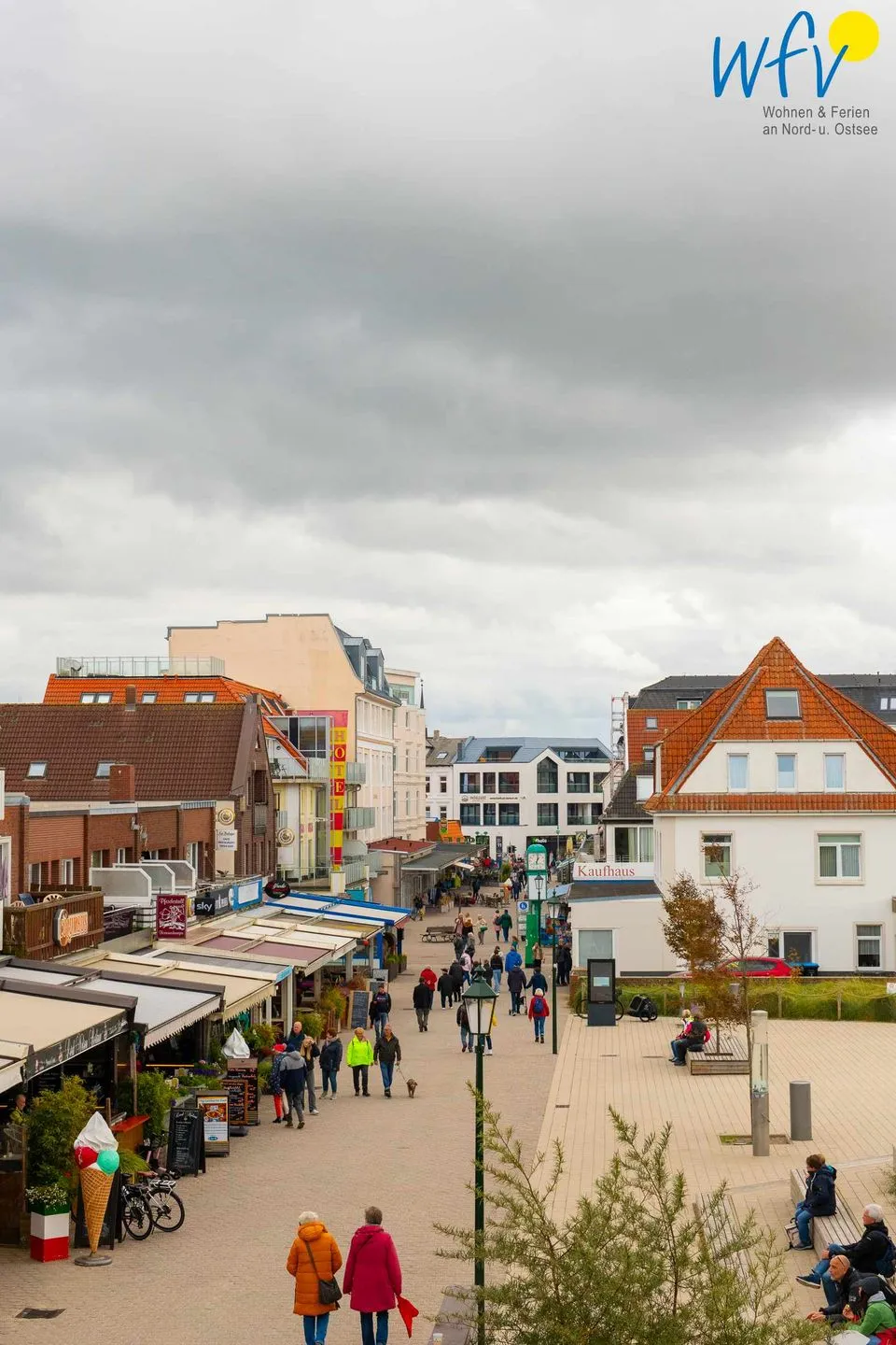 Ferienhaus Seeblick Ferienwohnung Strandglück Borkum - Blick auf Sehenswürdigkeit
