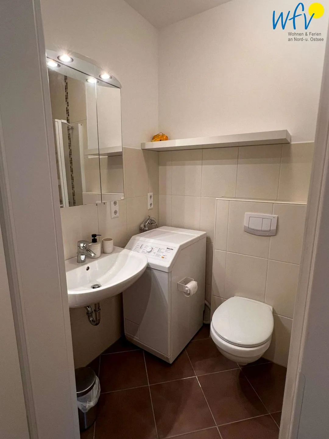 Haus am Erlenteich Ferienwohnung 2 Juist - Badezimmer