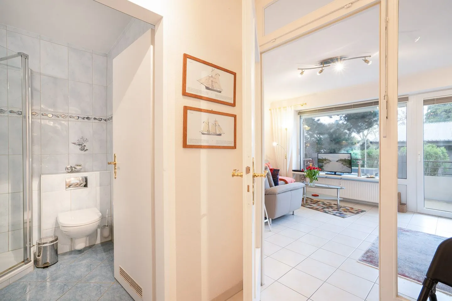 (DKK1b) Ferienwohnung Stäcker Niendorf - Badezimmer
