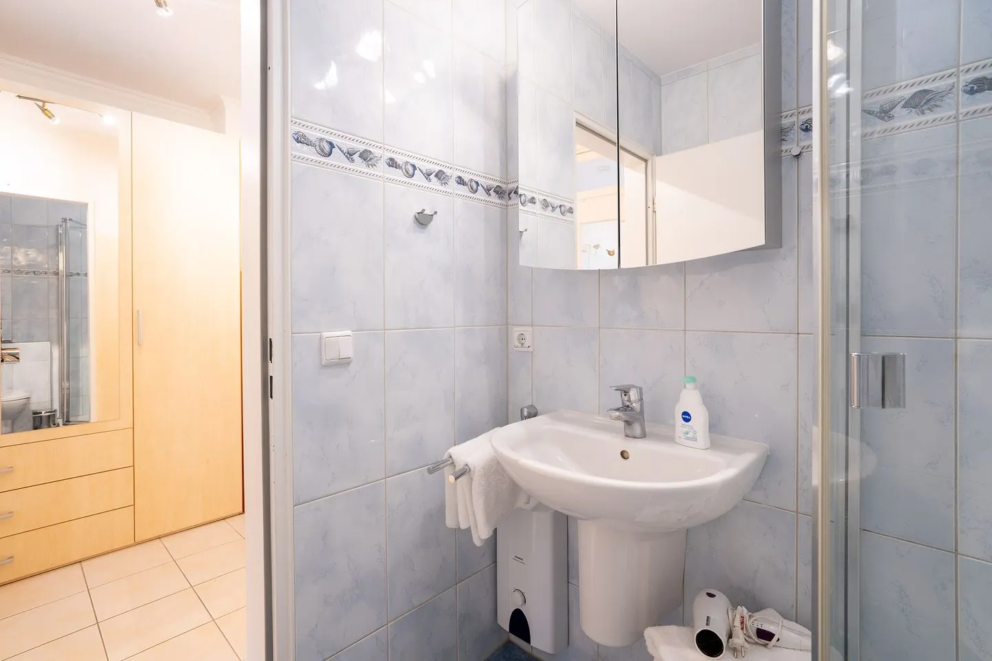 (DKK1b) Ferienwohnung Stäcker Niendorf - Badezimmer